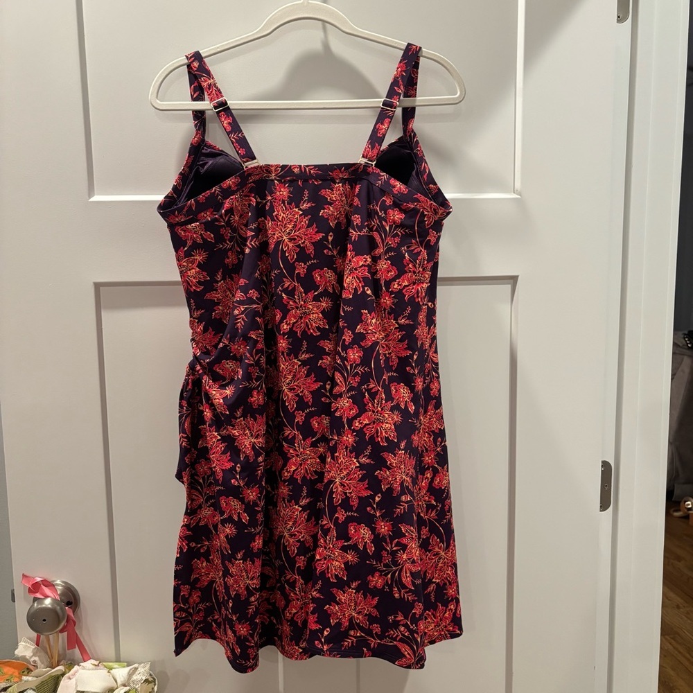 Lands' End Chlorine Resistant Swim Dress 18D - Picture 6 of 13